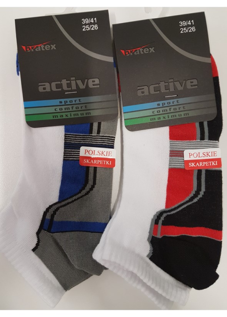 Stopki Bratex Active wzorzyste art. 129