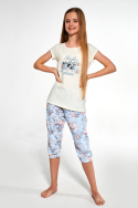 Piżama Cornette Kids Girl 571/95 Smile kr/r