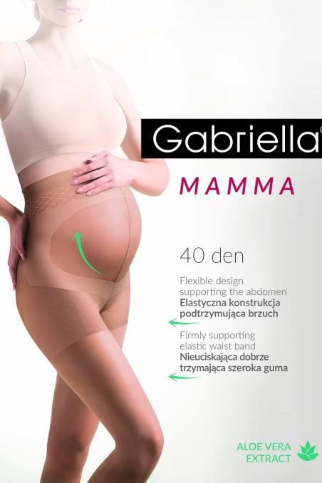 Rajstopy Gabriella Mamma 109 40 den 5-XL