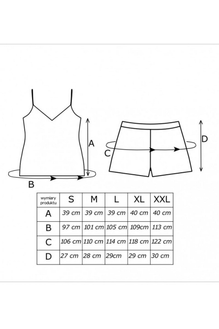 Piżama  Donna  Sandi Top w/r   S-XXL