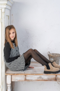 Rajstopy Knittex  DR 2502 Chicca Junior 30 den wzór