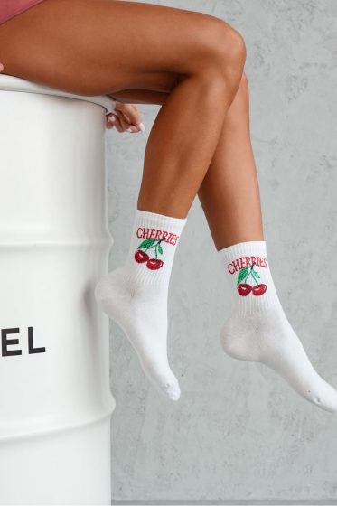 Skarpety Milena 0200-163 CHERRIES 37-41