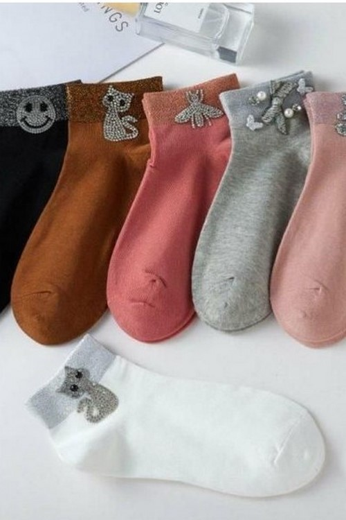 Zakostki  Wik So&Li QY008 damskie cekiny (ART.  016 )